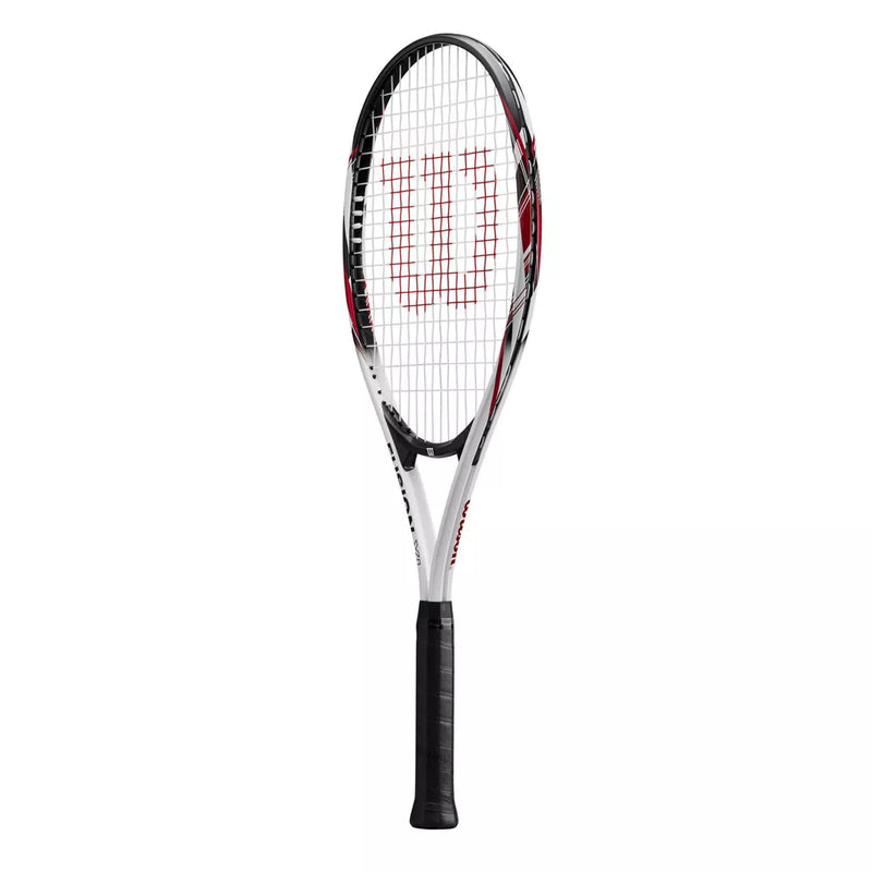 WILSON FUSION 29" TENNIS RACQUET: MEDIUM FLEX - BLACK/WHITE/RED - Brand New