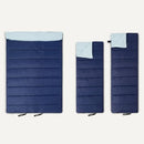 AMAZON BASICS DOUBLE SLEEPING BAG FOR ADULTS 3 SEASON - NAVY - Like New
