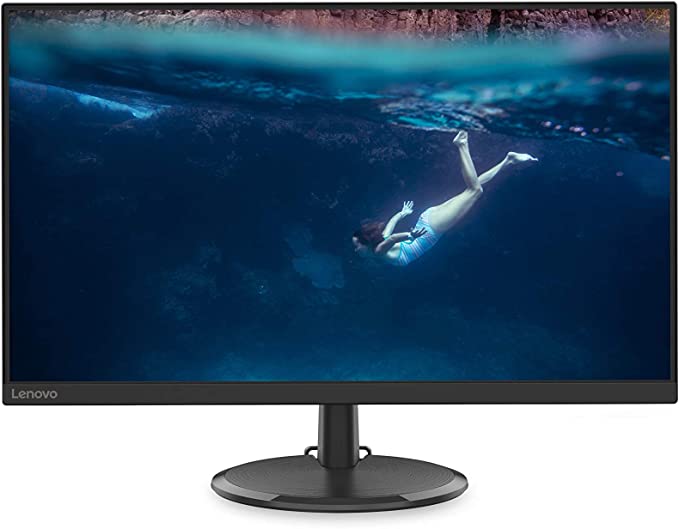 Lenovo C27-20 27-Inch WLED Monitor, FHD, IPS, FreeSync 65F6KCC1US - Black - Brand New