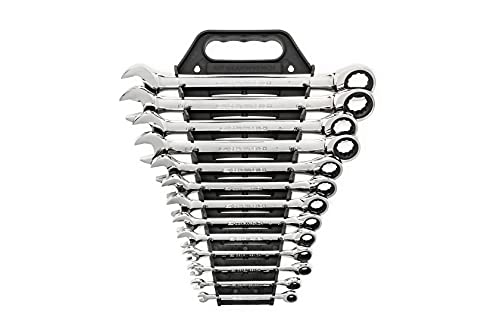 GEARWRENCH 13 PIECE 12 POINT RATCHETING COMBINATION WRENCH SET SAE | 9312 - Like New
