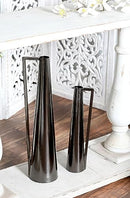 Deco 79 Metal Geometric Decorative Vase Slim Cone Centerpiece Vases - Gold - Brand New