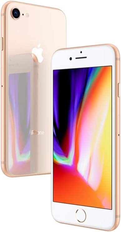 For Parts: APPLE IPHONE 8 64GB UNLOCKED GOLD - MQ742LL/A CRACKED SCREEN/LCD