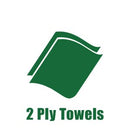 RESPONSE BLUE WINDSHIELD TOWEL 2 PLY 9.25X10.25 168/PK 12 PK/CS - Brand New