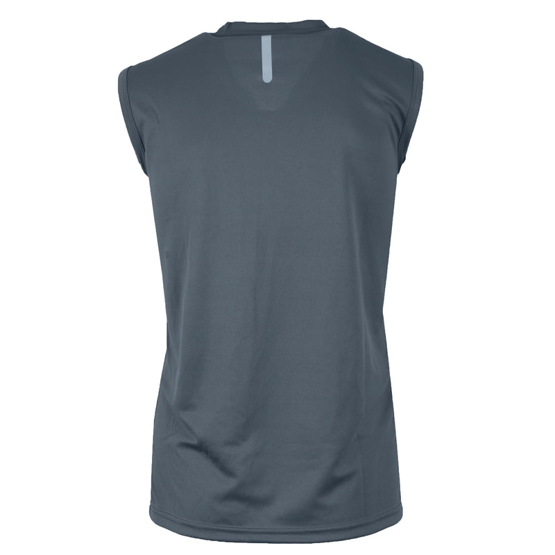 GALAXY MEN'S PERFORMANCE MOISTURE WICKING ACTIVE MUSCLE TEE SIZE M - CHARCOAL - Brand New