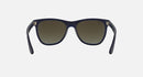 RAY BAN RB4184 895/96 54-17 MATTE BLUE FRAME BLUE GRADIENT GRAY 54MM - BLUE/GRAY - Like New
