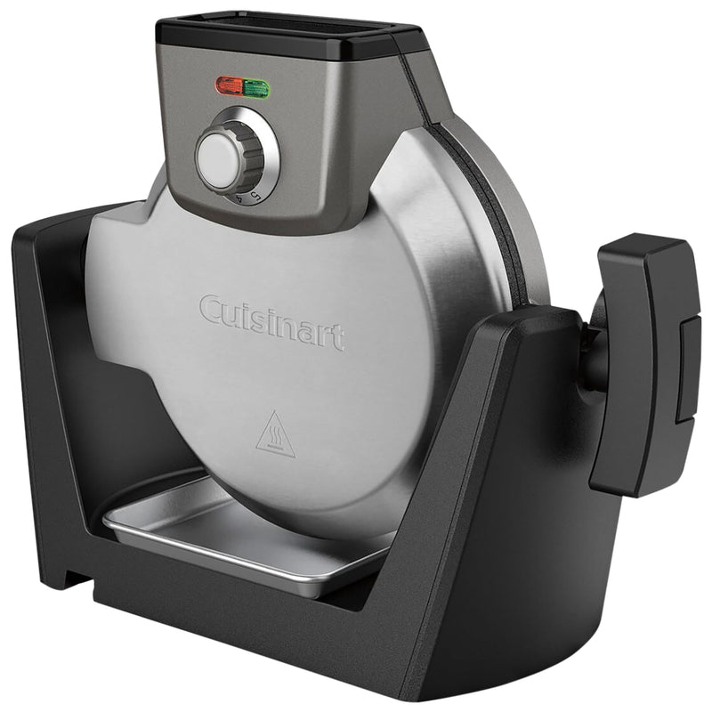 CUISINART BELGIAN WAFFLE MAKER BAKE VERTICAL BAKE HORIZONTAL STAINLESS STEEL - Like New
