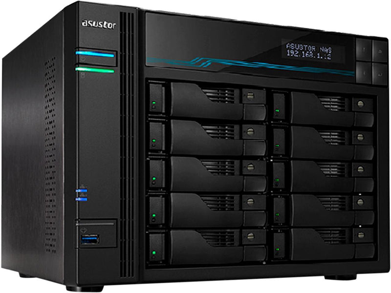 Asustor AS6510T 10 Bay Lockerstor 10 Desktop Enterprise NAS (Diskless)