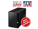BUFFALO LinkStation SoHo 220 2-Bay Personal Cloud Office NAS 12TB (2x6TB) with