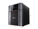 BUFFALO TeraStation TS3420DN0402 2-Bay NAS 4TB (2x2TB) with NAS-Grade Hard