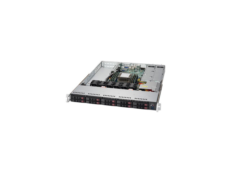 Supermicro SYS-1019P-WTR 1U Rm Bb Black Lga3647 2666Mhz 10X Sata 500Rps