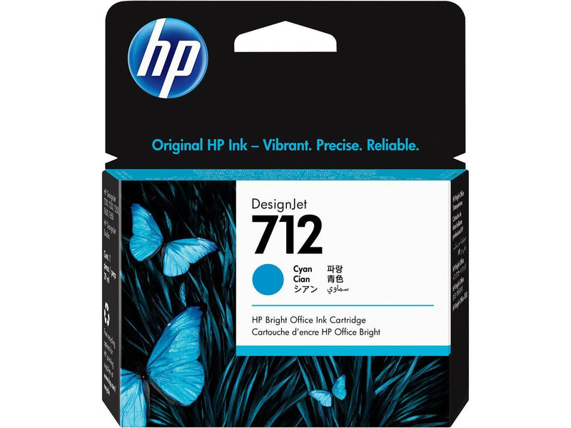 HP 712 3ED67A Cyan Original Ink Cartridge