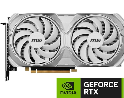 MSI Gaming RTX 4070 Super 12G Ventus 2X White OC Graph Card - Like New