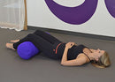 YogaAccessories Supportive Round Cotton Yoga Bolster 002170ZAA - Purple - Brand New