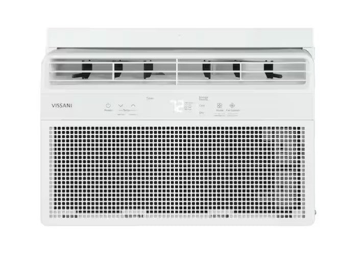 VISSANI 5,000 BTU 115-VOLT WINDOW AIR CONDITIONER, WHITE - WHITE - Brand New