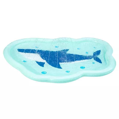 SUN SQUAD SHARK SPLASH PAD NOVELTY FLOATS - BLUE SHARK - Like New