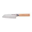 KITCHENAID PREMIUM 5-INCH FORGED SANTOKU KNIFE AUS-10 DAMASCUS STEEL - NATURAL - Like New