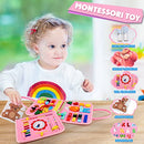 Guolely Busy Board Montessori Toy for 1 2 3 4 Year Old Toddlers - Educational - Like New