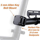 CYCLINGDEAL BICYCLE BIKE SEATPOST MOUNT REAR BACK CARGO PANNIER RACK - BLACK - Like New