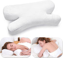 CUZEP ERGONOMIC CERVICAL PILLOW ANTI-WRINKLE MEMORY SHAPE PILLOW - WHITE - Like New