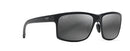 MAUI JIM POKOWAI ARCH RECTANGULAR SUNGLASSES - BLACK/GRAY - Like New