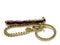 Marc By Marc Jacobs Signature Charm Key Ring in Dark Tortoise - M5113854 Like New