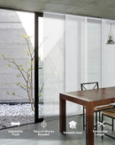 GoDear Design Panel Blinds Semi-Sheer 45.8"-86" x 96", Eclipse - Brand New