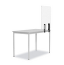 MASTERVISION PROTECTOR SERIES FRAMELESS GLASS DESKTOP DIVIDER 47.2 X 0.16 X 35.4 - Brand New