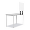 MASTERVISION PROTECTOR SERIES FRAMELESS GLASS DESKTOP DIVIDER 47.2 X 0.16 X 35.4 - Brand New