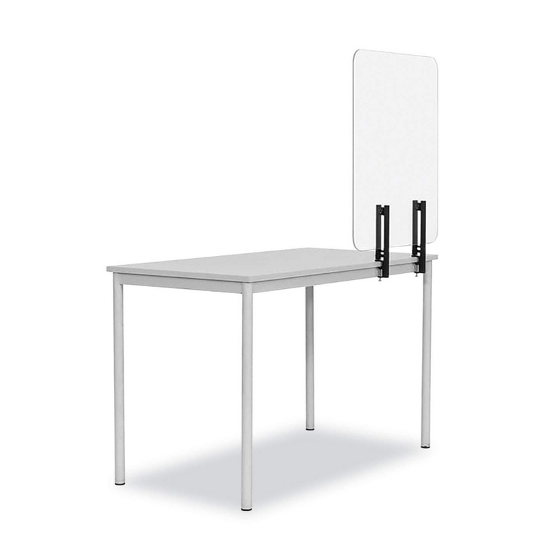 MASTERVISION PROTECTOR SERIES FRAMELESS GLASS DESKTOP DIVIDER 47.2 X 0.16 X 35.4 - Brand New