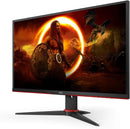AOC 27G2E 27" Frameless Gaming Monitor FHD 1080 (Tilt Stand Only) -Black/Red Like New