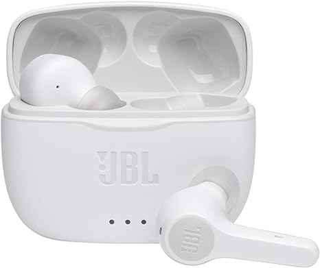 JBL Tune 215TWS True Wireless Earbud Headphones Pure Bass Sound - WHITE Like New