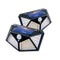 SUNSHINE STAR SOLAR LIGHTS OUTDOOR 100 LED 2 PACK SOLAR MOTION SENSOR - BLACK - Like New