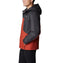 1960612 COLUMBIA Men's Tunnel Falls Interchange Jacket Warp Red Shark XL - Like New
