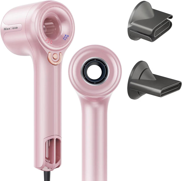 Maxfoxe Professional Hair Dryer Blow Dryer Memory Function High-Speed - PINK Like New