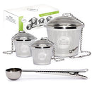 CHEFAST CTIS-001 Tea Infuser for Loose Tea Set 1 Large and 2 Single Infusers - Like New