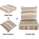MAXDIVANI WOTU Outdoor/Indoor Deep Seat Chair Cushions Set - Stripe - Brand New