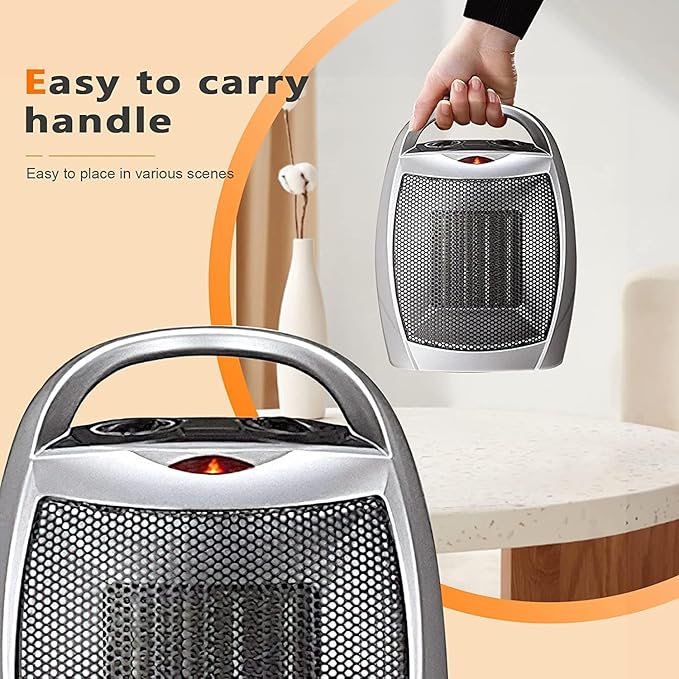 Antarctic Star Space Heater 1500W/750W ETL Ceramic Small Heater - Scratch & Dent
