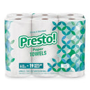 Amazon Brand Presto Ultra-Strong Premium Paper Towels 158 Sheet 6 Rolls White - Brand New