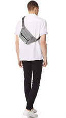 HERSCHEL SEVENTEEN WAIST PACK RAVEN CROSSHATCH 3.5L - GRAY - Like New