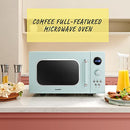 COMFEE' CM-M091AGN Retro Microwave with Multi-stage, 0.9 cu.ft, 900W, Green - Brand New