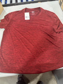 GALAXY BY HARVIC KICK START GEAR MEN'S SHORT SLEEVE MOISTURE-WICKING - XL - RED - Brand New