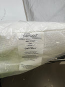 ZEN BAMBOO GEL-FIBER FILLED PILLOW WITH BAMBOO COVER, KING 19X34 - WHITE - Like New