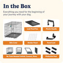 MIDWEST HOMES FOR PETS 30" SINGLE DOOR CRATE MEDIUM BREEDS 21-40 LBS BLACK - Like New