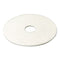 3M™ 4100 SUPER POLISHING FLOOR PADS, 20" DIAMETER, WHITE, BOX OF 5 - Brand New
