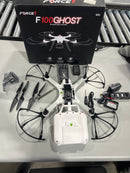 FORCE1 F100 GHOST RC CAMERA QUADCOPTER DRONE FOR SHARPER AERIAL IMAGES - WHITE - Like New