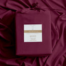 KATHY IRELAND BAMBOO COOLING 6 PIECE SHEET SET DEEP POCKETS- QUEEN - RASPBERRY - Brand New