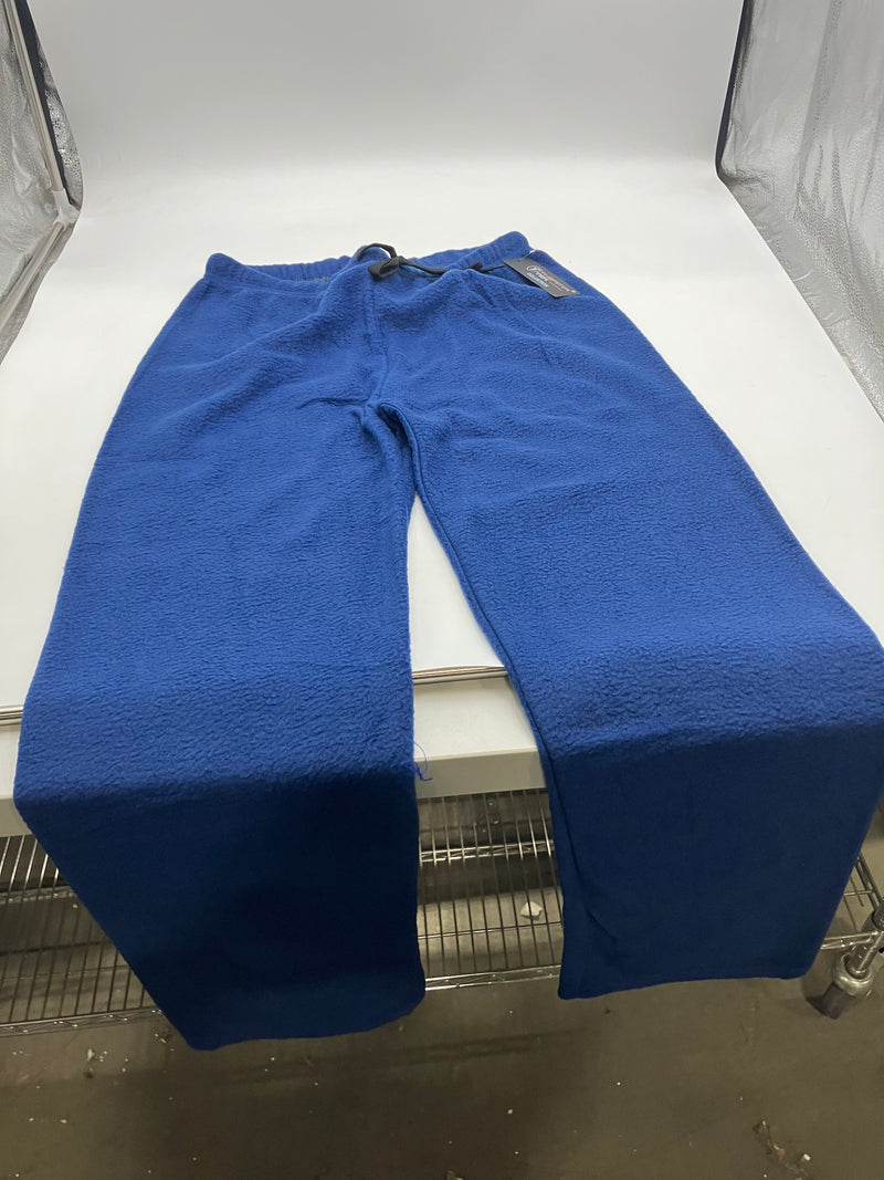 THEAMA TEK COLLECTION EXTRA SOFT FLEECE LOUNGE, PAJAMA PANT - SIZE: MEN M - BLUE - Brand New