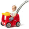 SIMPLAY3 ROLL AND STROLL QUIET RIDE-ON TODDLER TOY PUSH CAR SEATBELT RED - Like New