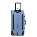FLORENCE BY MILLS ON A ROLL TWO WHEEL ROLLING TRAVEL DUFFLE BAG - ZINC BLUE - Like New