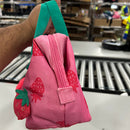 GENERIC PINK STRAWBERRY LUNCH PETITE BAG - STRAWBERRY - Like New